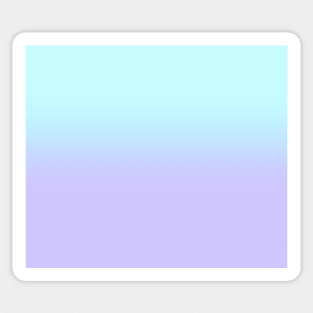 Pastel Aqua Lavender Gradient Sticker